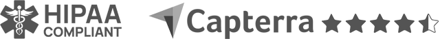 HIPAA Compliant and Capterra rated